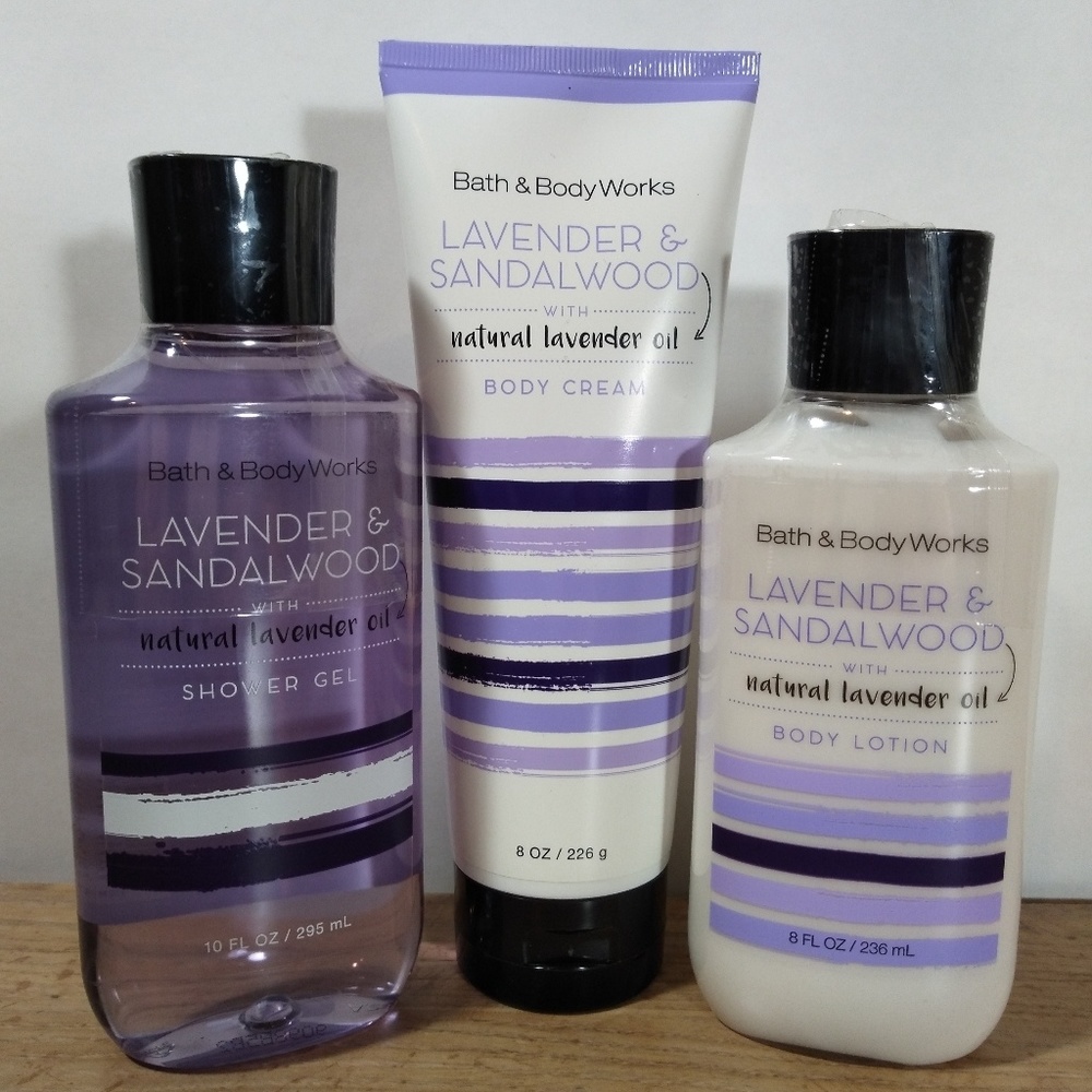 Bath & Body Lavender& Sandalwood set